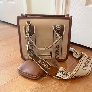 Steve Madden BWebber Small Woven Tote Bag